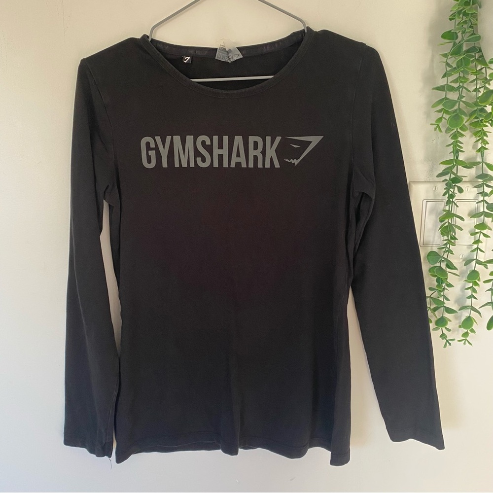 Gymshark Black Long Sleeve Tee Size XS